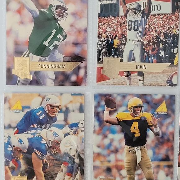 (#2) (Lot Of 18) Vintage Assorted Pinnacle Football Trading Cards See Pictures. - Picture 5 of 7